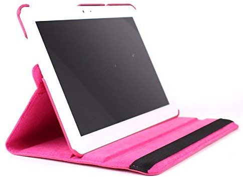Funda para Tablet Bq Edison 3 10.1 Quad Core. Giratoria 360º Color Rosa