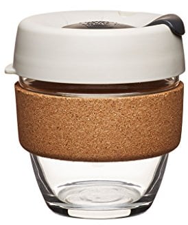 KeepCup Reusable Coffee Cup - Brew Tempered Glass and Natural Cork, S 8oz/227ml - Filter
