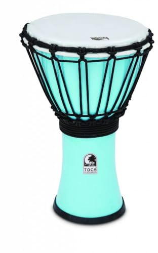 Toca TFCDJ-7PB Colorsound 7-Inch Djembe, Pastel Blue