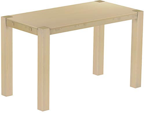 B.R.A.S.I.L.-Möbel Hochtisch Rio Kanto 180x90 cm Birke Bartisch Holz Tisch Pinie Massivholz Stehtisch Bistrotisch Tresen Bar Thekentisch Echtholz Größe und Farbe wählbar
