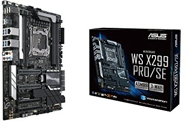 Asus Workstation Board - Placa base Intel LGA 2066 ATX con DDR4 4133MHz, dual M.2, M.2 heatsink, U.2, conector USB 3.1 Gen 2, ASMB9-iKVM, ASUS Control Center