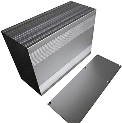 BE-TOOL Aluminium-Instrumentenkasten, 85 x 145 x 250 mm, Aluminium-Projektbox, elektronisches Gehäuse für Leiterplatten, DIY