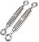 Idt Trade Spannschloss M6 Form A Öse-Öse 2 Stück Edelstahl EN 1.4401 Spannschraube A4 NIRO, Nirosta