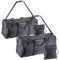 PEARL Faltbare Reisetasche: 2er-Set Falt-Reisetasche aus reißfestem Polyester, 58 Liter, Tragegurt (Tasche faltbar, Falttasche, Umhängetasche)