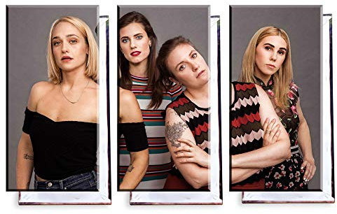 Unified Distribution Girls - Dreiteiler (120x80 cm) Kunstdruck auf Leinwand • erstklassige Druckqualität • Dekoration • Wandbild