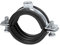20-112mm morsetto a vite per tubi galvanizzato con inserto in gomma morsetto a due viti 26-30 mm 25 pezzi