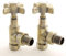 Westminster Traditional Manual Cross-Head Radiator and Towel Rail Valves (Antique Brass)