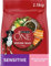 PURINA ONE Medium/Maxi > 10 kg | Erwachsene | Sensitive | Reich an Lachs für Hunde | Beutel mit 2,5 kg