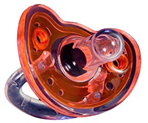 Sweetie Silikon-Schnuller, 2 Stück, Orange