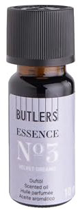 BUTLERS Duftöl No 3 -Velvet Dreams- 10ml für Aroma Diffusor, Duftlampen, Duftsäckchen oder Kerzen -Essence - Ätherisches Wohlfühlaroma | Öl für Wellness und Aromatherapie