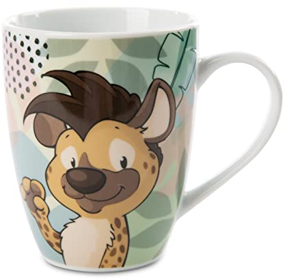 NICI 48869 Tasse Hyäne Helgi & Tenrek Terek 310ml, weiß
