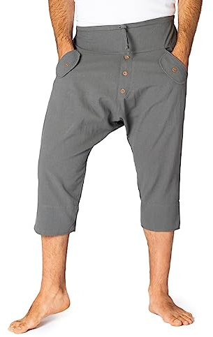 PANASIAM Yogi Shorts, Unisex, Grey, XL