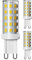 ledscom.de 3 Stück G9 LED Leuchtmittel, warmweiß (2800 K), 3,5 W, 485lm, 3-Stufen-Dimmer
