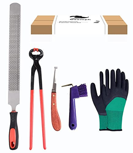 MeShear Hufeisenzange, Werkzeug für Pferde, Hufeisenschneider, Hufeisenschneider, Hufeisenfeile Hufeisenfeile Huftrimmer, Reitzubehör, geeignet für Pferde, Rinder, Schafe, Kuh, 40,6 cm.