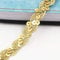 5 Meters Länge 1,5 cm Breite Glitzer Farbiges Paillettenband Borten Rolle Paillettenbesatz Applikation Paillettenborte Hologramm Metallic Pailletten Besatz Aus Stoff Glänzende Paillettenbänder,Q-Gold