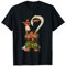 Cotton Soul Damen Vaiana & Maui T-Shirt Schwarz Kurzarm Klein