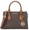 Michael Kors Sheila Umhängetasche aus Saffiano-Leder, klein, Braun, Braun