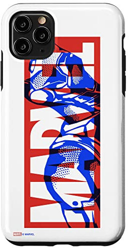 iPhone 11 Pro Max Marvel Logo Iron Man Comic Art Avengers Case