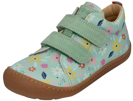 KOEL Barefoot Kinderschuhe - Sneakers Danny Print Garden Mint, Größe:23 EU