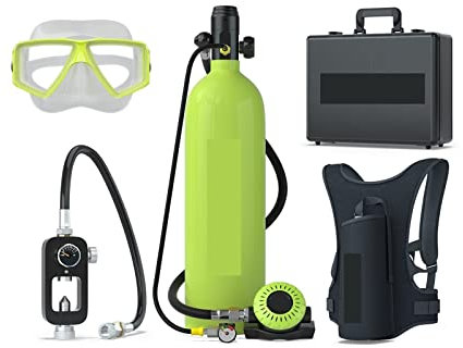 ARTGOS 2L Immersioni Subacquee for Immersioni Subacquee con Rebreather for Immersioni Subacquee Sistema di Attrezzatura Subacquea (Color : Groen, Size : 2XL)