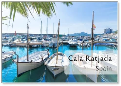 Kühlschrankmagnet Majorca Cala Ratjada Rajada in Capdepera Mallorca Design 1