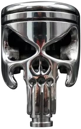 Acunny Schaltknauf Totenkopf,Schädel Schaltknauf | Austausch des Schaltkopfes - Schalthebel-Schaltknäufe, Totenkopf-Schaltknauf, cooler Auto-Schalthebel-Griffkopf-Ersatz, passend für die meisten