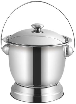 Amagogo Seau de chambre de bouteille d'urinoir de pot avec poignée de couvercle, bassin de lit, urinoir de chevet, cruche d'urinoir de nuit pour enfants âgés,