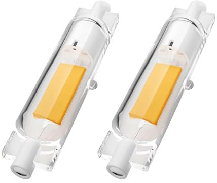 GDYOD R7S LED 78mm Dimmbar, LED R7S 78mm 20W Ersatz für Halogenstab 200W,Stab Warmweiß 3000K 2000LM, Kein Flackern, 360°Abstrahlwinke, 2er Pack