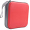 Cpolebev 40 CD DVD Disc Album Storage Carry Case Cover Wallet Sleeve Holder Bag Hard Box - Red