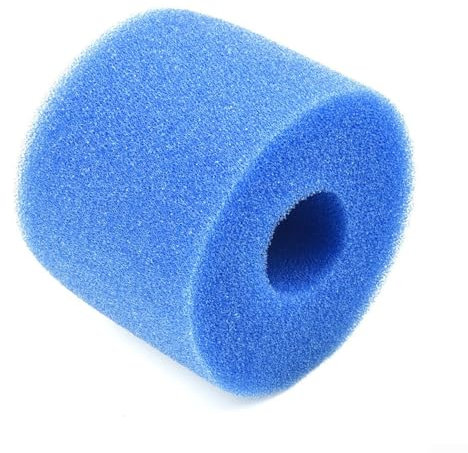 Lot de 2 filtres en mousse lavables pour spa paresseux S1 VI - Cartouche de rechange réutilisable pour purificateur d'eau - Bleu