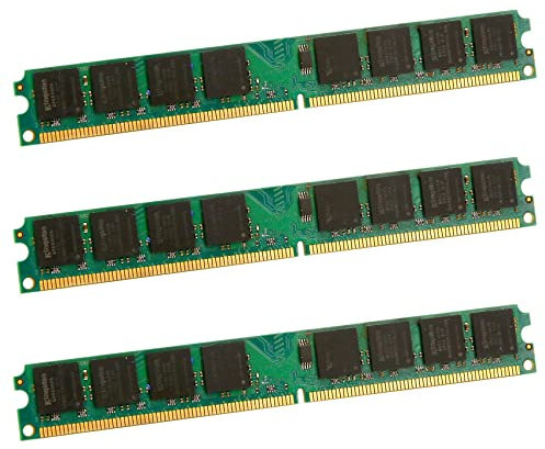 Carlgelrag 3X Memoria RAM DDR2 da 2 GB 1,8 V 800 MHz PC2 6400 Memoria RAM PC per Memoria Desktop DIMM 240 Pin