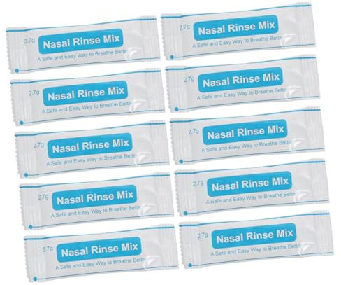 PERSELOSO 80Stücke Nasal Spülung Salz Mix Boxen mit Je Portionen für Effektive Nasenreinigung für Allergiker Linderung von Praktische Einzelverpackungen