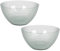 Cambridge Fete Set of 2 Plastic Serving Bowls – Large Reusable Salad Bowls, Green Diamond Effect BPA-Free Plastic, Lightweight, Picnics, Camping, BBQ, Party, Outdoor/Indoor, Hot Tubs/Pools, 2 Pack