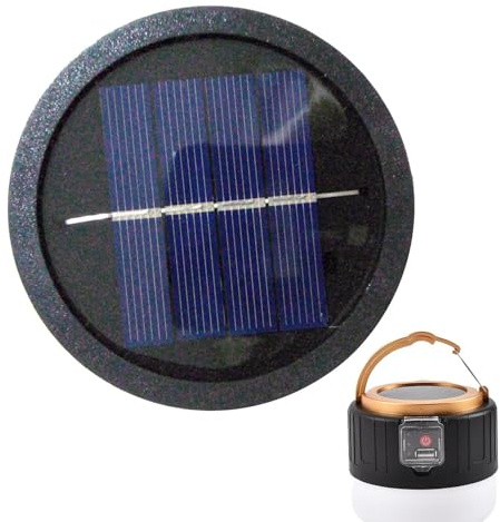 Solar Replacement Cover – 600 mAh Rechargeable Battery | Durable Water Resistant Photovoltaic Battery Box | Suitable for Garden, Terraces and Outdoor Lanterns, Clarity