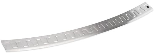 MAX6 Gebürsteter Edelstahl Heckstoßstangenschutz kompatibel mit Seat Leon (5F) ST FR/Cupra 2013-2020, Silber