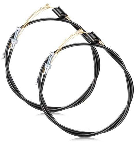 Xelsluthe 2 PCS Recliner Cable Replacement Universal, Recliner Pull Handle Replacement, Sofa Couch Release Cables with S-Tip Hook Exposed Length 4.92 Inch, Cable Up 37.6 Inch