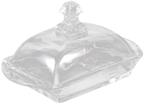 IMIKEYA Boîte à Beurre et Réduire les Odeurs Réfrigérateur en Verre avec Couvercle Hermétique Récipient à Fromage Pratique pour Conserver le Beurre Frais Cuisine et Restaurants