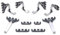 Moroso 72133 Wire Loom Kit, Small Block Ford, Black