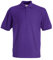 Fruit of the Loom - Polo a maniche corte Viola XLarge