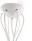 creative cables - 7-Loch-Lampenbaldachin Kit aus Keramik - Weiß