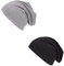 shenky Jersey Mütze unisex, Doppelpack Grau und Schwarz, Einheitsgröße