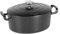 Sitram 711091-Bräter, oval, Gusseisen, Schwarz, 4 L