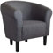 FORTISLINE Clubsessel Loungesessel Cocktailsessel Monaco 2 Sawanna Hellgrau W364 08