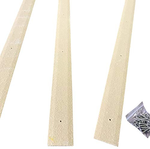 20 Stück 1000 mm rutschfeste Sonnendeck Streifen Terrassendielen Streifen 50 mm breit 50 mm x 1000 mm (beige)