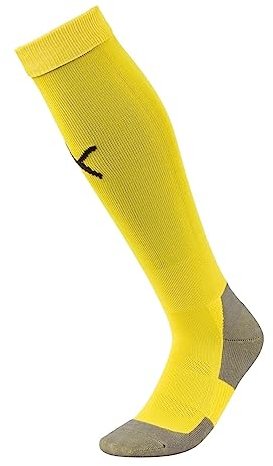 PUMA Herren Team Liga Socks Core Stutzen, Cyber Yellow-Puma Black, S-L EU