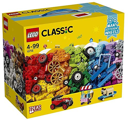 LEGO Classic 10715 - Bricks on a Roll Kreativ-Fahrzeuge-Bauset (442 Teile)