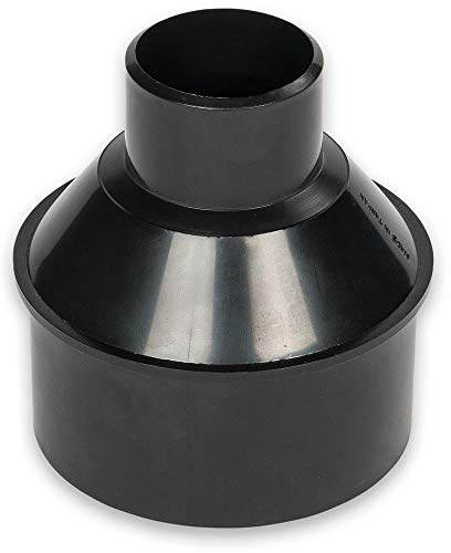 Dust Extractor Hose Fitting Reducer 100/50 OD 100mm to 50mm, ID 93mm to 45mm extraction reducing cone adaptor adapter