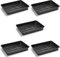 EarlyGrow MPL50040/S/5 Heavy Duty Large Seed or Gravel Tray 58 x 38 x 9.5 Centimetres - Pack of 5 - Black
