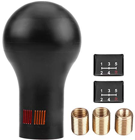 Aramox Perilla de cambio de marchas, Palanca de cambios de 5 velocidades manual y automática para V3 / EVO (Black)