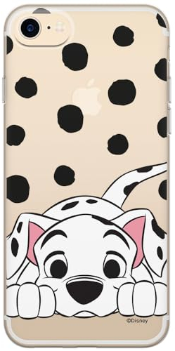 ERT GROUP Disney Dalmatiner Handyhülle Design für iPhone 6/6S7 / 8 - Transparent